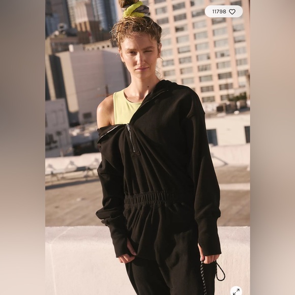 Free People Training Day Jumpsuit, MED NWOT - Picture 4 of 7